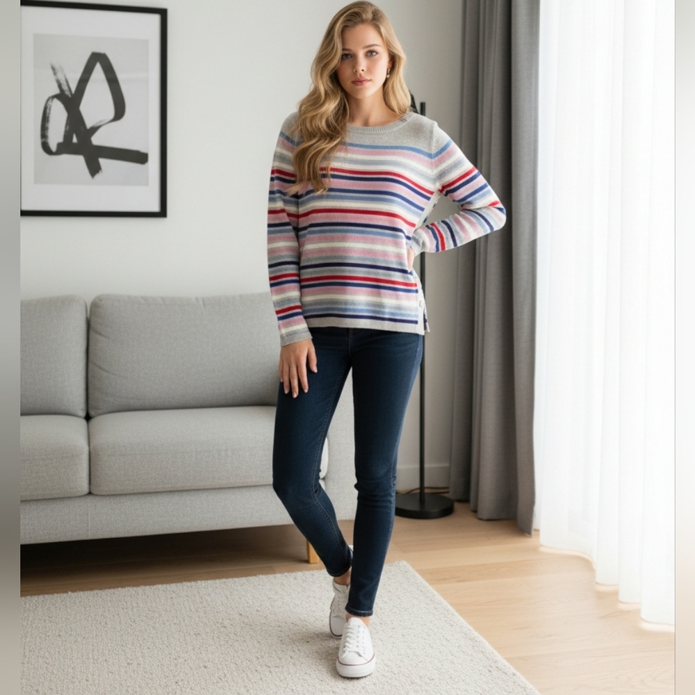 Talbots Striped Women's Sweater.
